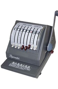 Manual Checkwriter Machine